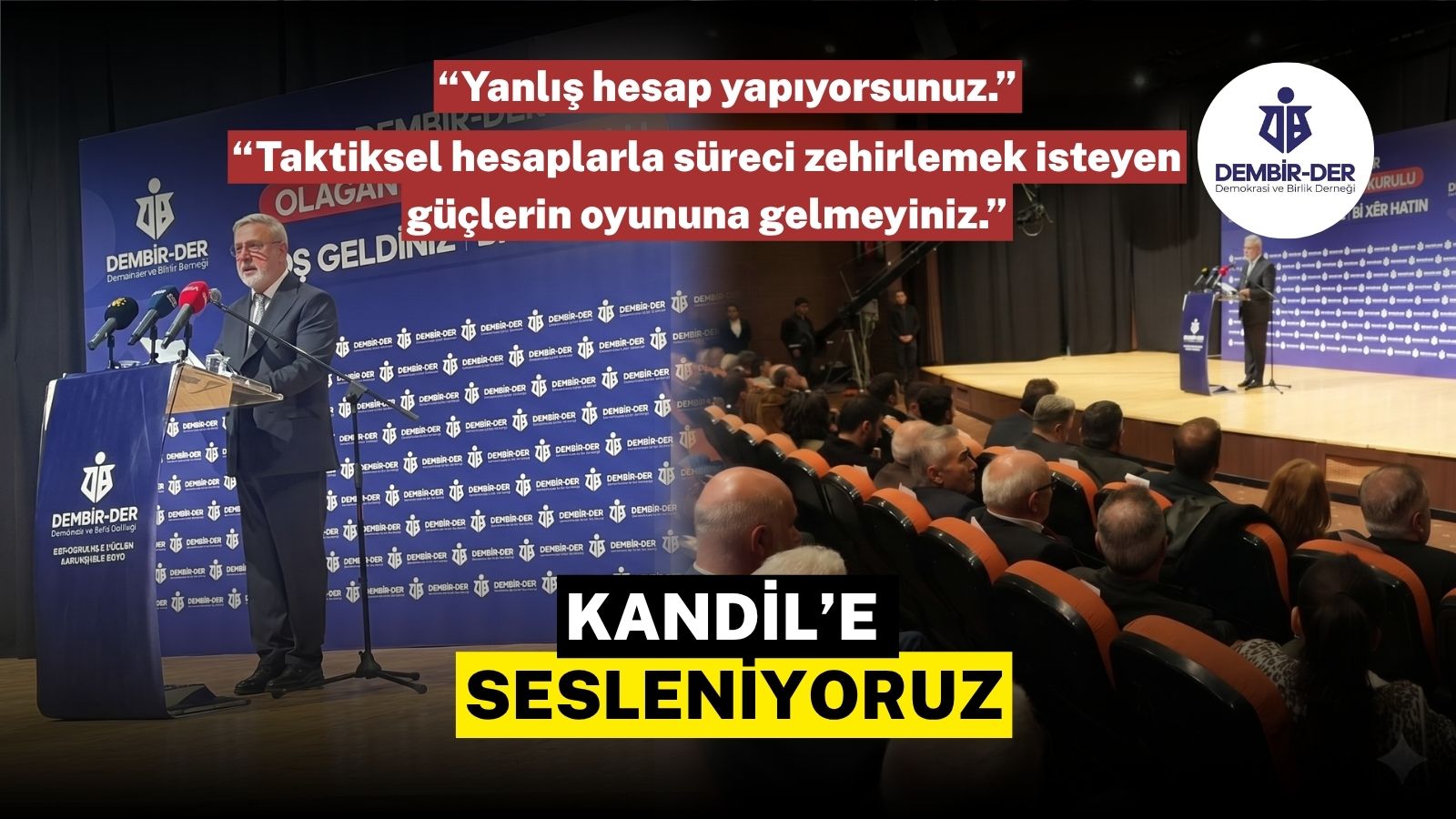 KANDİL’E SESLENİYORUZ